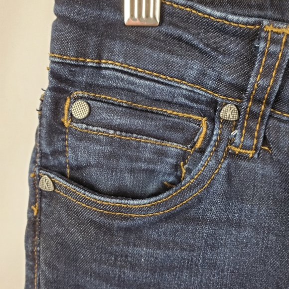 KUT FROM THE KLOTH | CONNIE ANKLE STEP HEM DARK WASH DENIM BLUE SKINNY JEANS 00 - Picture 6 of 17